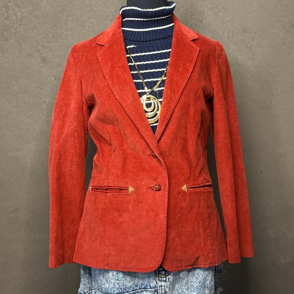 Vintage Levi’s Rust Corduroy Blazer | Early 80s Western Style